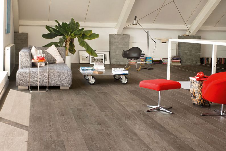 Sol parquet stratifié - Combles