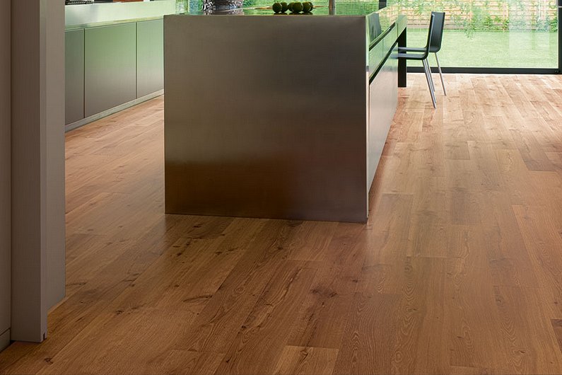 Sol parquet stratifié - Cuisinie