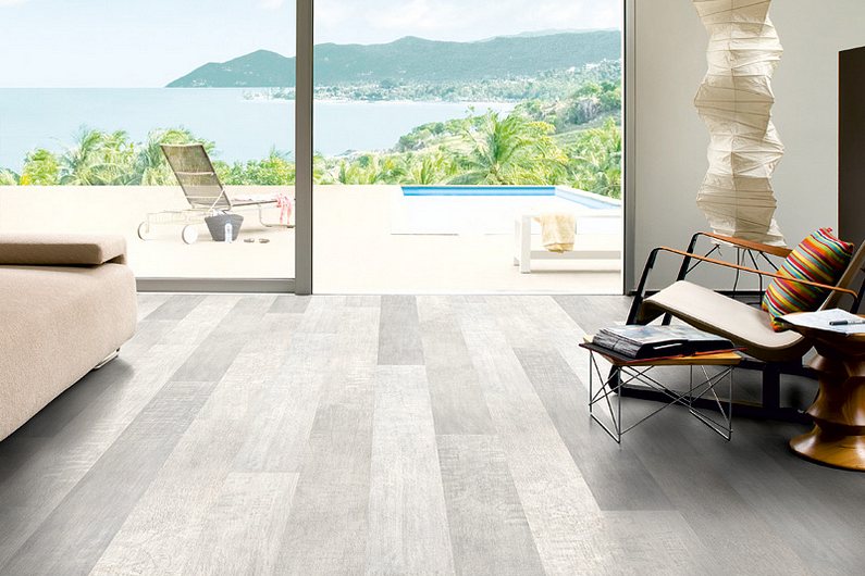 Sol parquet stratifié - Hôtel