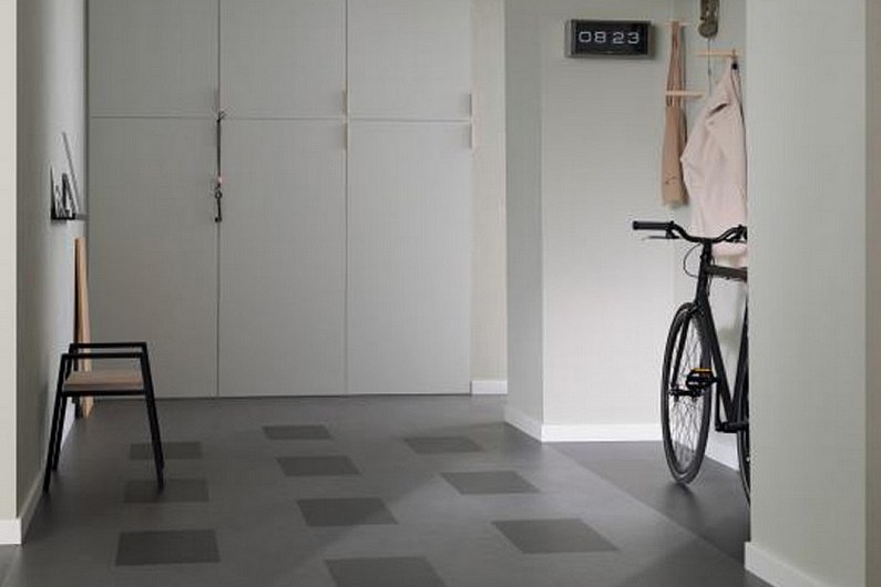 Sol souple linoléum - Hall d'entrée