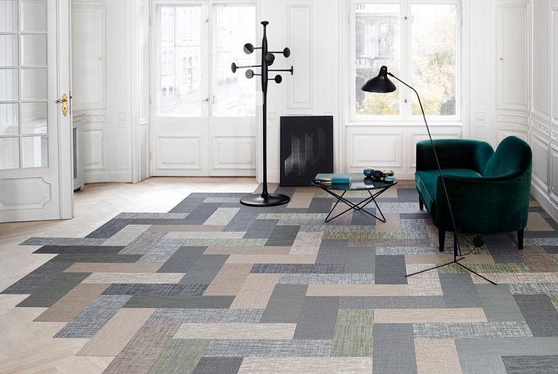 Sol souple vinyle tissé - Coloris et gris