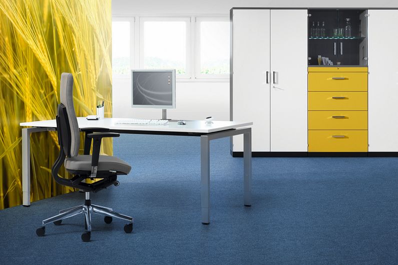 Sol textile - Feutre - Bureau individuel