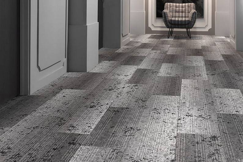 Sol textile moquette - Couloir