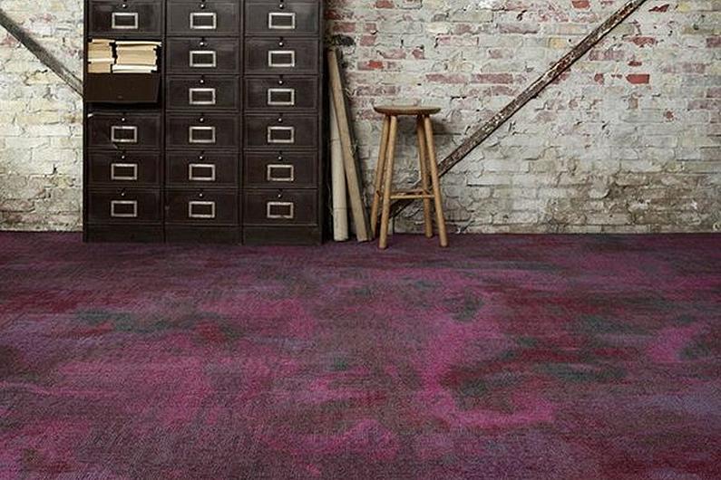 Sol textile moquette - Local