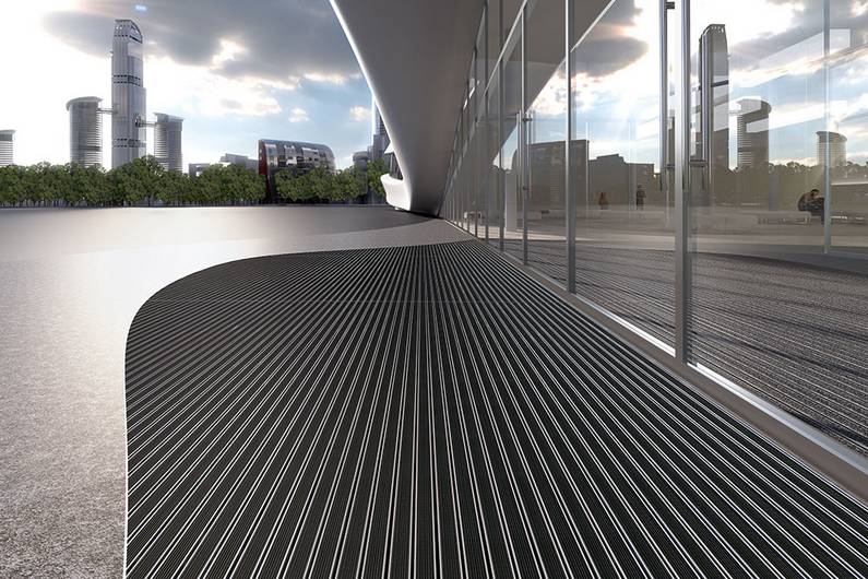 Sol textile - Tapis d'entrée - Extérieur